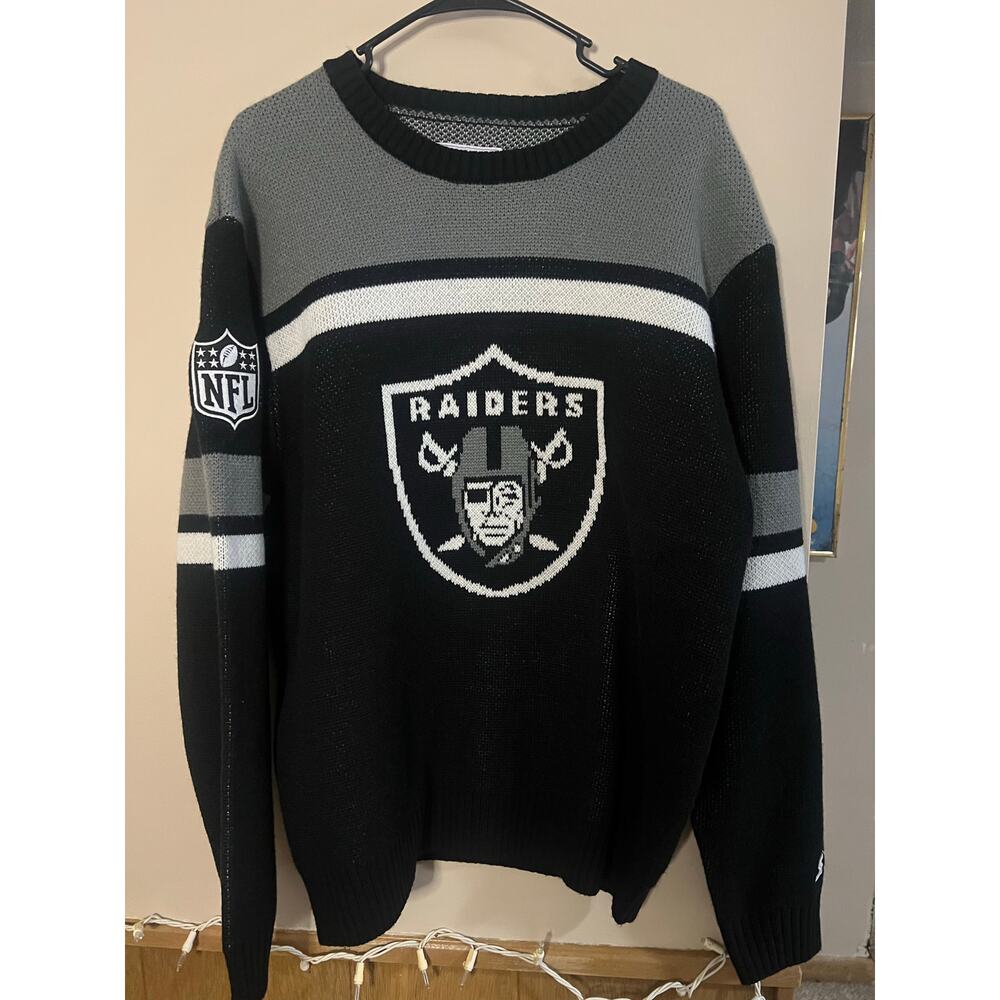 Starter Oakland Raiders Knit Sweater
